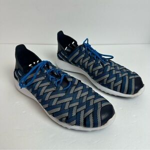 Nike Juvenate Woven PRM Blue Spark Women's size 10.5 Sneakers Blue White